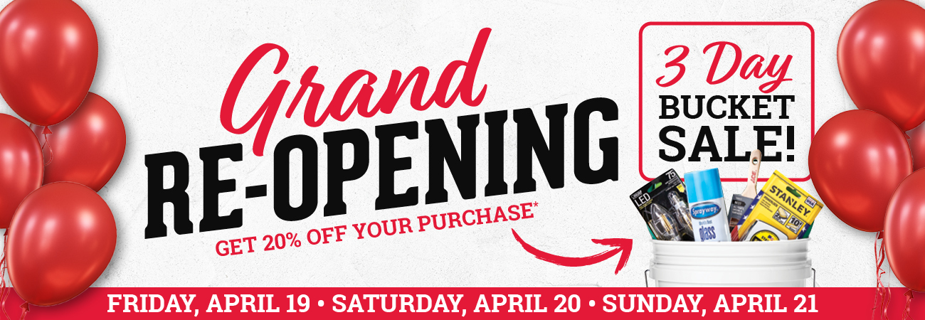 Great Lakes Ace Shelby Township, MI Grand Re-Opening Event - Great Lakes Ace Hardware Store Header