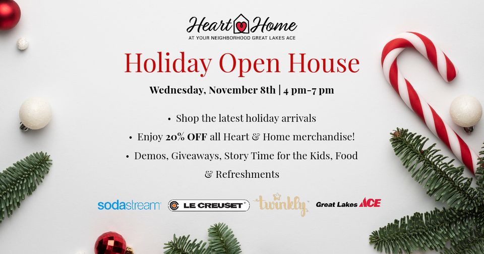 Heart & Home Holiday Open House - Great Lakes Ace Hardware Store