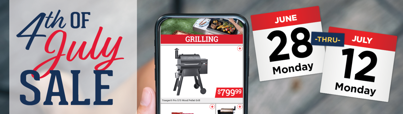 4th Of July Sale - Great Lakes Ace Hardware Store Header