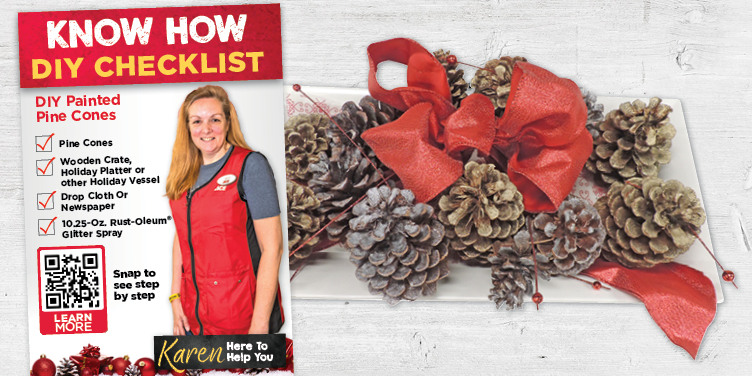 DIY Painted Pine Cones - Great Lakes Ace Hardware Store