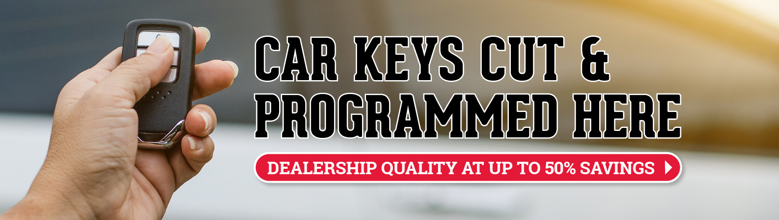 Car Keys Cut & Programmed Header
