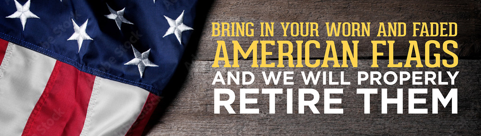 American Flag Retirement Header