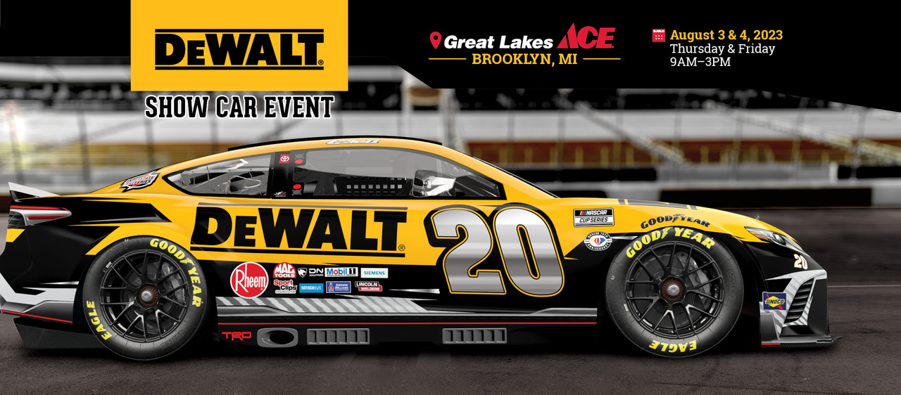 DeWalt Show Car Event - Great Lakes Ace Hardware Store