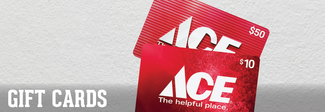 Gift Card - Great Lakes Ace Hardware Store Header