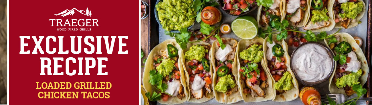 Loaded Grilled Chicken Tacos - Great Lakes Ace Hardware Store Header