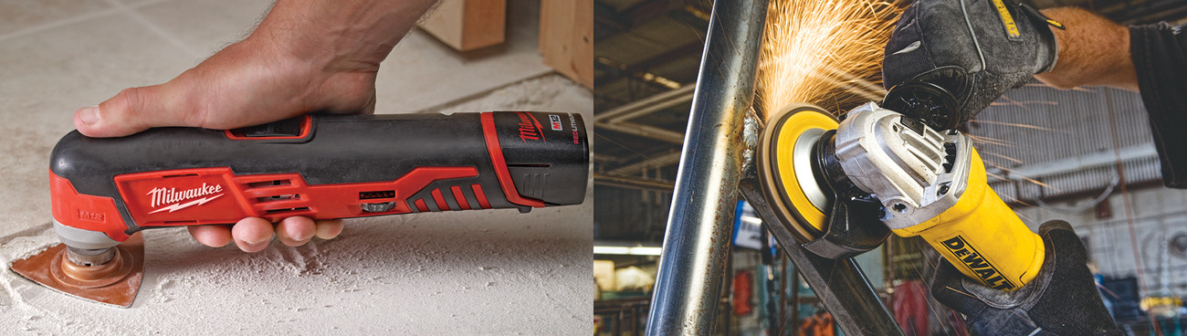 Angle Grinder vs. Oscillating Multi Tool - Great Lakes Ace Hardware Store Header
