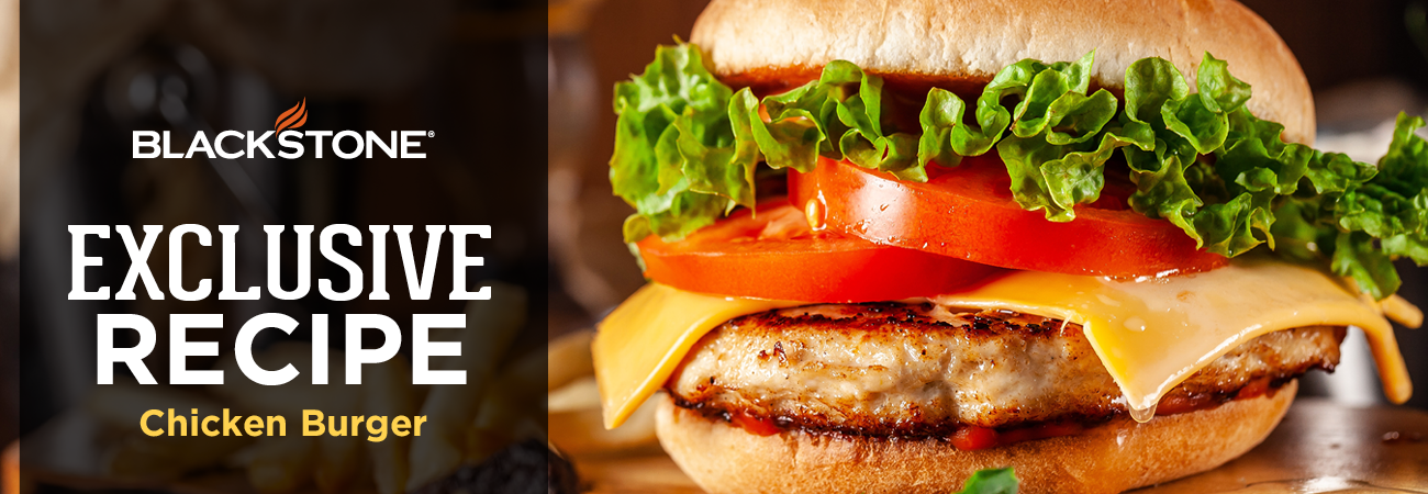Blackstone Chicken Burger - Great Lakes Ace Hardware Store Header