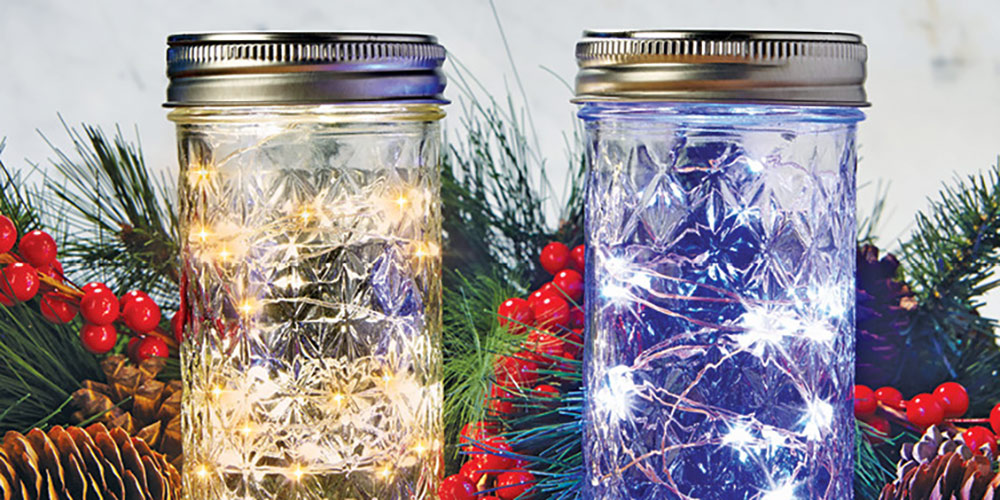 LED Mason Jar Christmas Lights - Great Lakes Ace Hardware Store