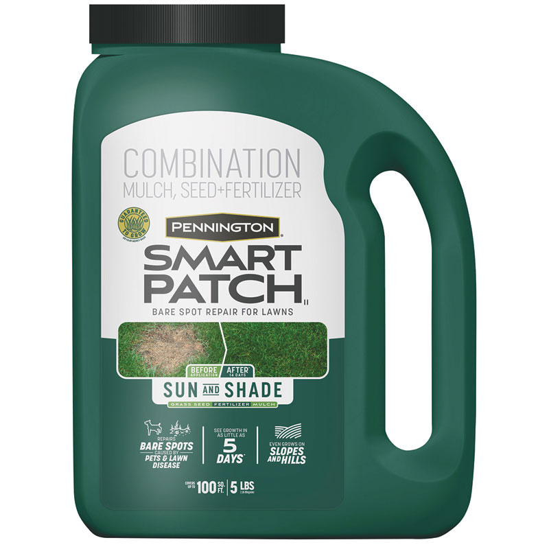 Pennington® Smart Patch® Mixed Sun And Shade Mulch, Seed + Fertilizer, 5 Lb.