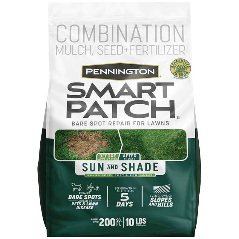 Pennington® Smart Patch® Mixed Sun And Shade Mulch, Seed + Fertilizer, 10 Lb.