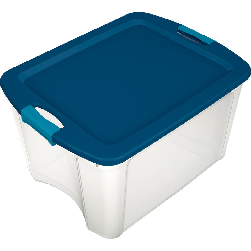 18 Gal. Sterilite® Latch & Carry Storage Tote Clear