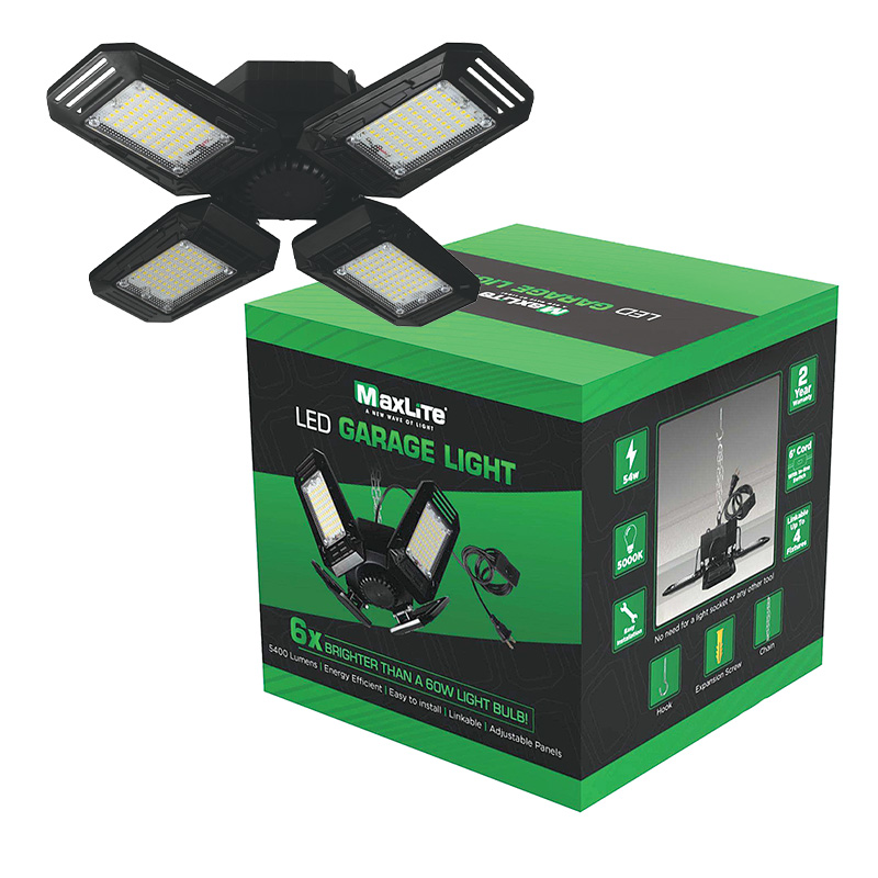 MaxLite® 5400 lm LED Corded Hanging Hook Utility Light