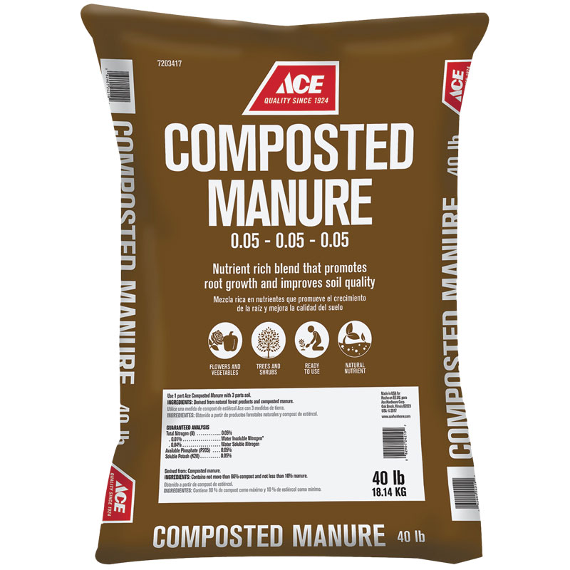 40 Lb. Ace® Composted Manure