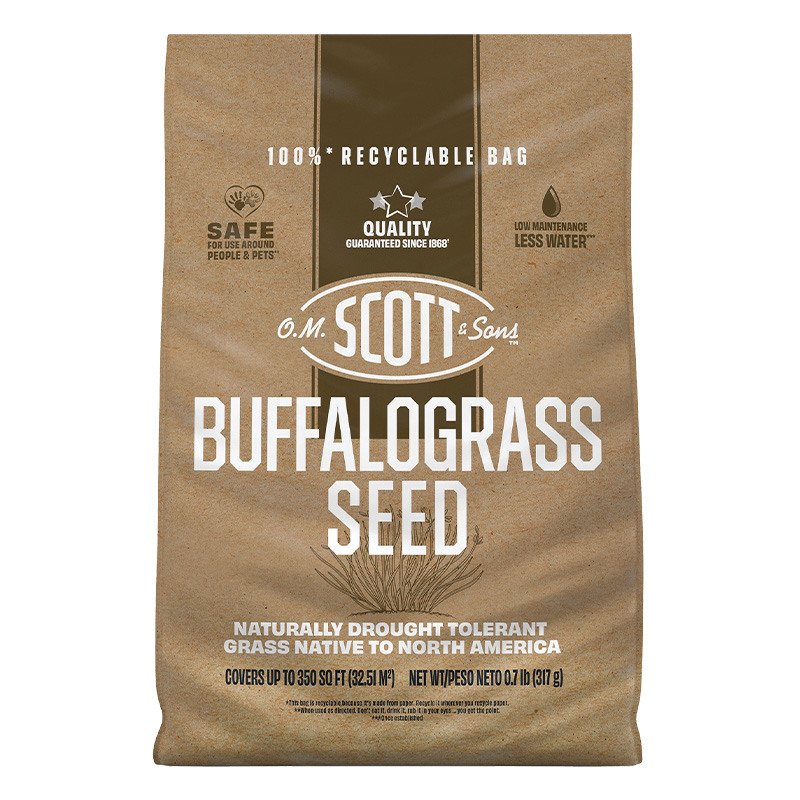 O.M. Scott & Sons™ Buffalograss Seed Mixed Full Sun Grass Seed, 0.7 Lb.