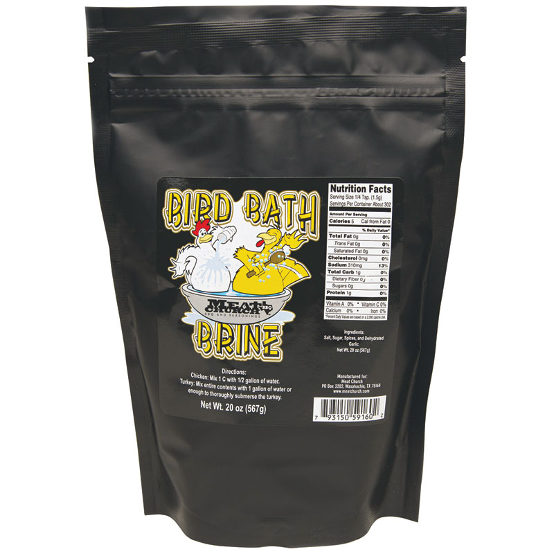 20 Oz. Meat Church Bird Bath Poultry Brine Seasoning