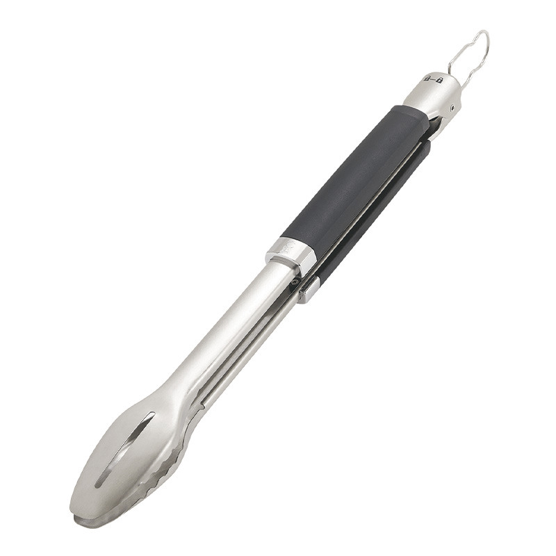 Weber® Precision Stainless Steel Black/Silver Grill Tongs, 1 Pc.