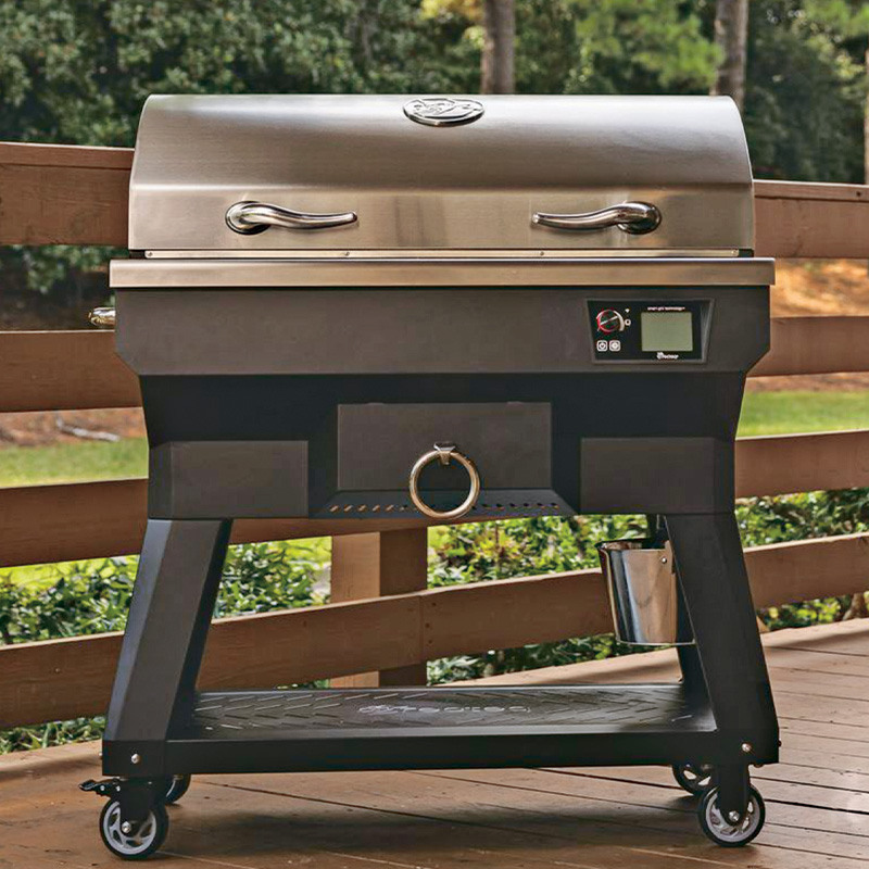 Recteq® SmokeStone 600 Wood Pellet WiFi Pellet Griddle Black/Silver