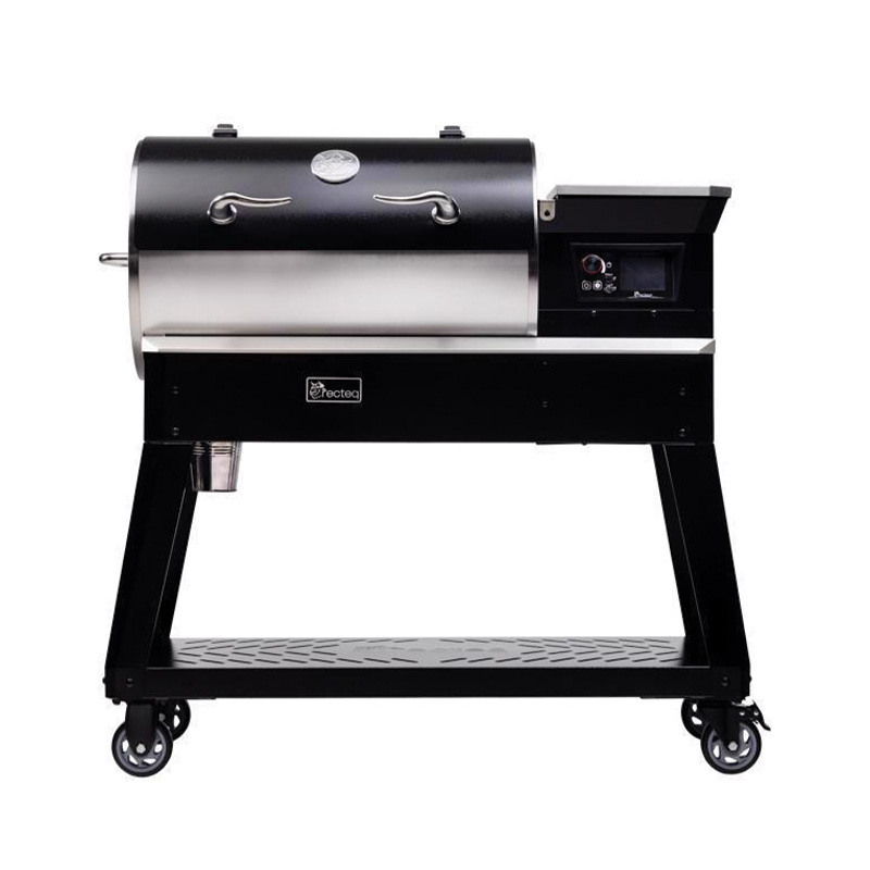 Recteq® Patio Legend 400 Wood Pellet WiFi Grill and Smoker Black/Silver