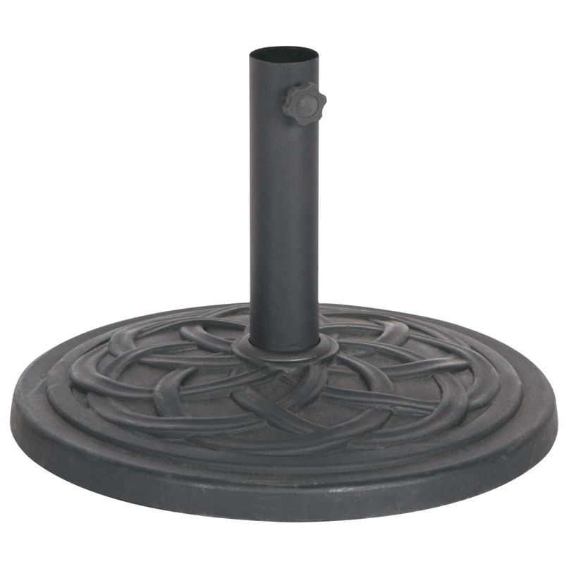 Bond® 18" Metal Umbrella Base Black 