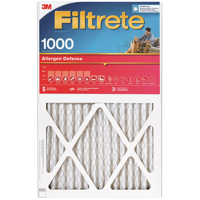16" x 25" 3M Filtrete™ Allergen Defense Air Filter, 2 Pk.