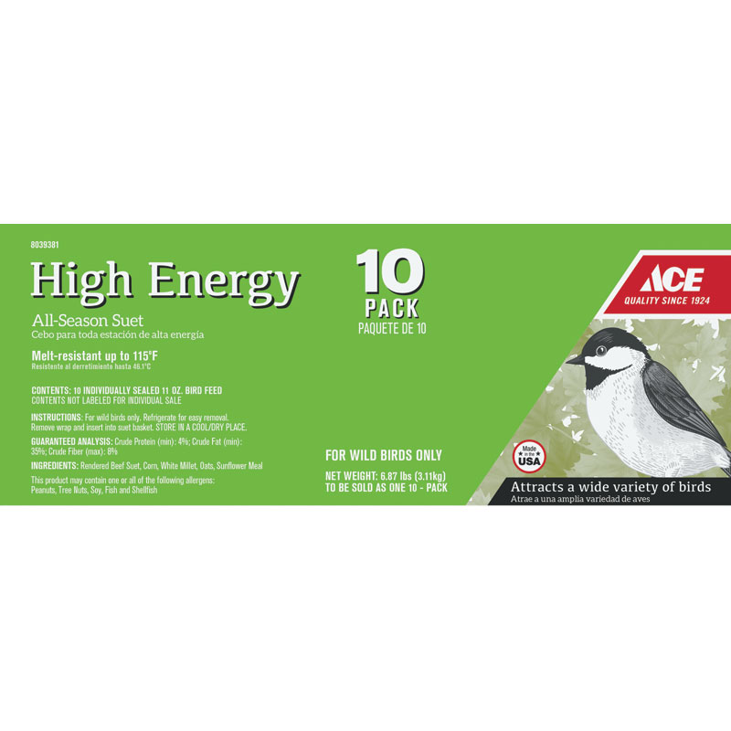 Ace® High Energy Suet 10 Pk.