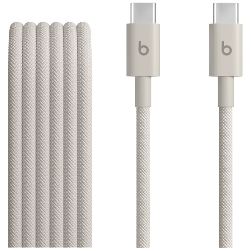 5' Beats Woven USB-C To USB-C Cable - Gray