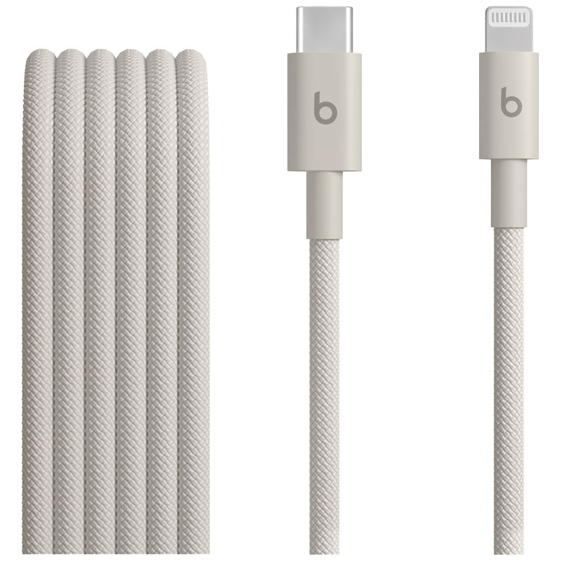5' Beats Lightning To USB-C Cable - Gray