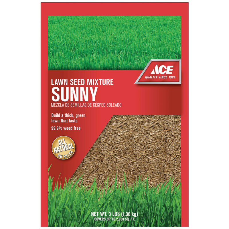 3 Lb. Ace® Hardware Sunny Lawn Seed Mixture