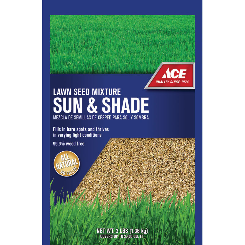 3 Lb. Ace® Hardware Sun & Shade Lawn Seed Mixture
