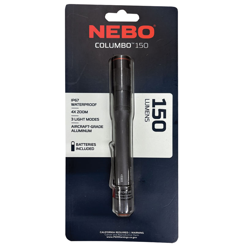 NEBO® Colombo 150 Iumen LED Pen Light - Black