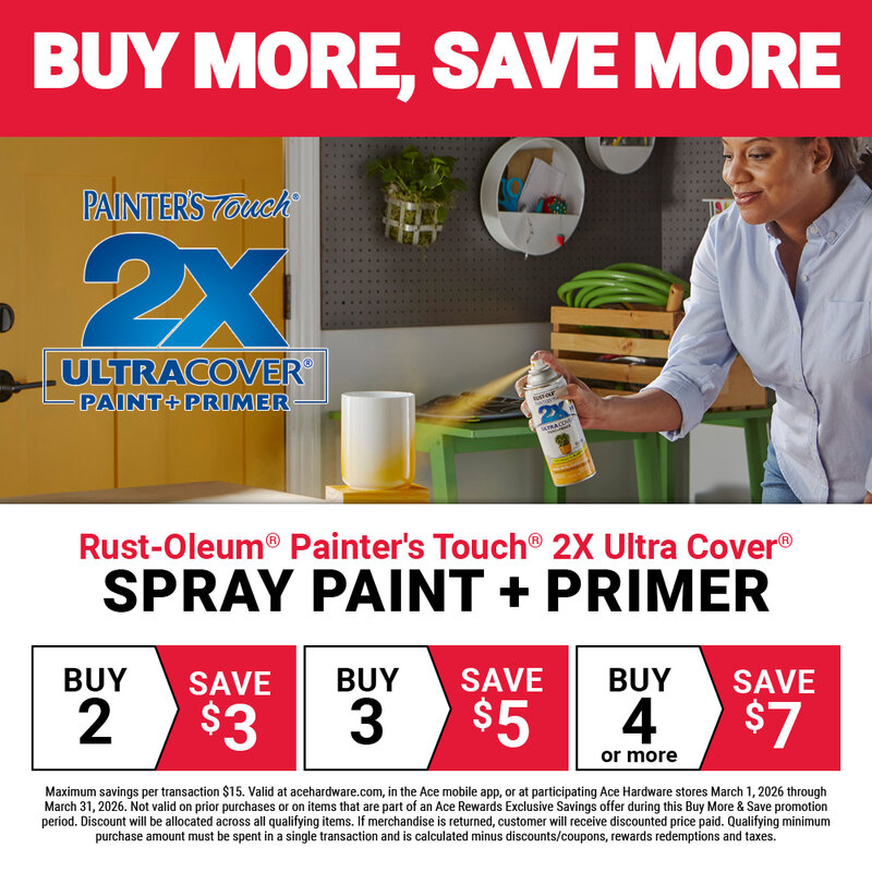 Rust-Oleum® Painter's Touch® 2X Ultra Cover® Gloss Spray Paint - White 12 Oz.