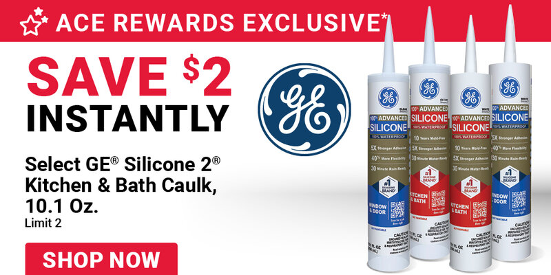 Select GE® Silicone 2® Advanced Kitchen & Bath Caulk, 10.1 Oz.
