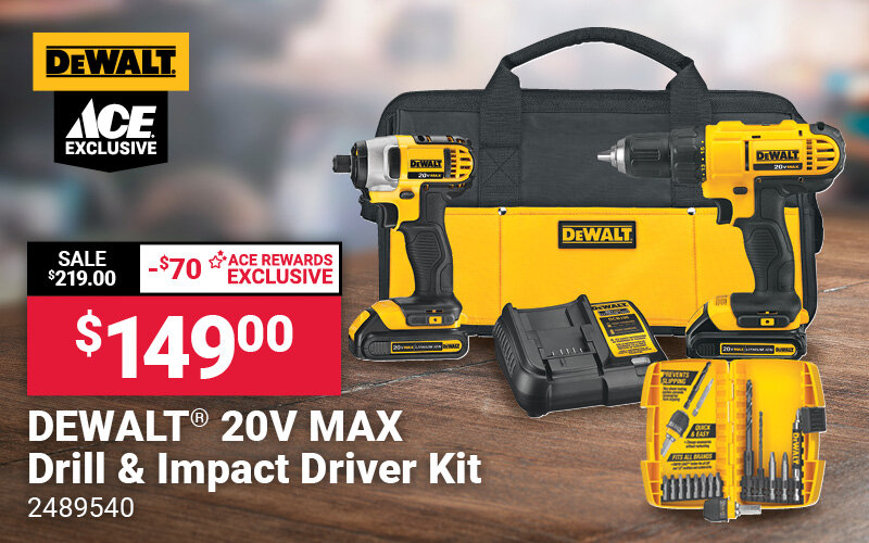 DEWALT® 20V MAX Cordless Compact Driver & Impact 