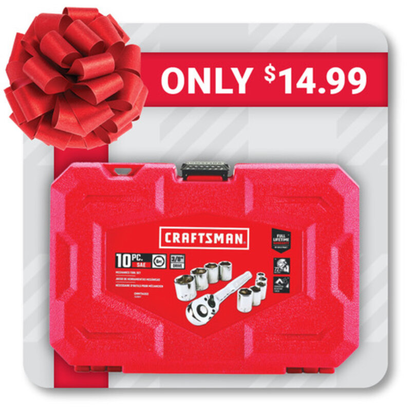 10 Pc. CRAFTSMAN® Socket Wrench Set