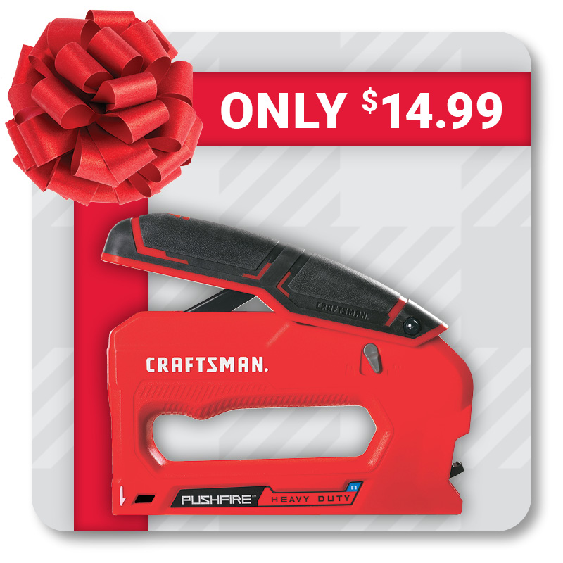 CRAFTSMAN® PUSHFIRE® Heavy Duty Stapler