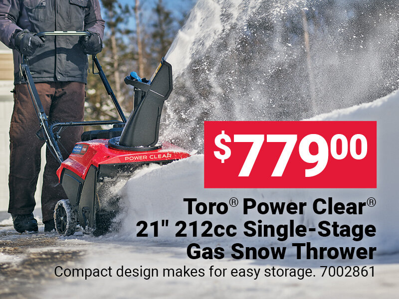 Toro® Power Clear® 21" Single-Stage Has Snow Thrower 7002861