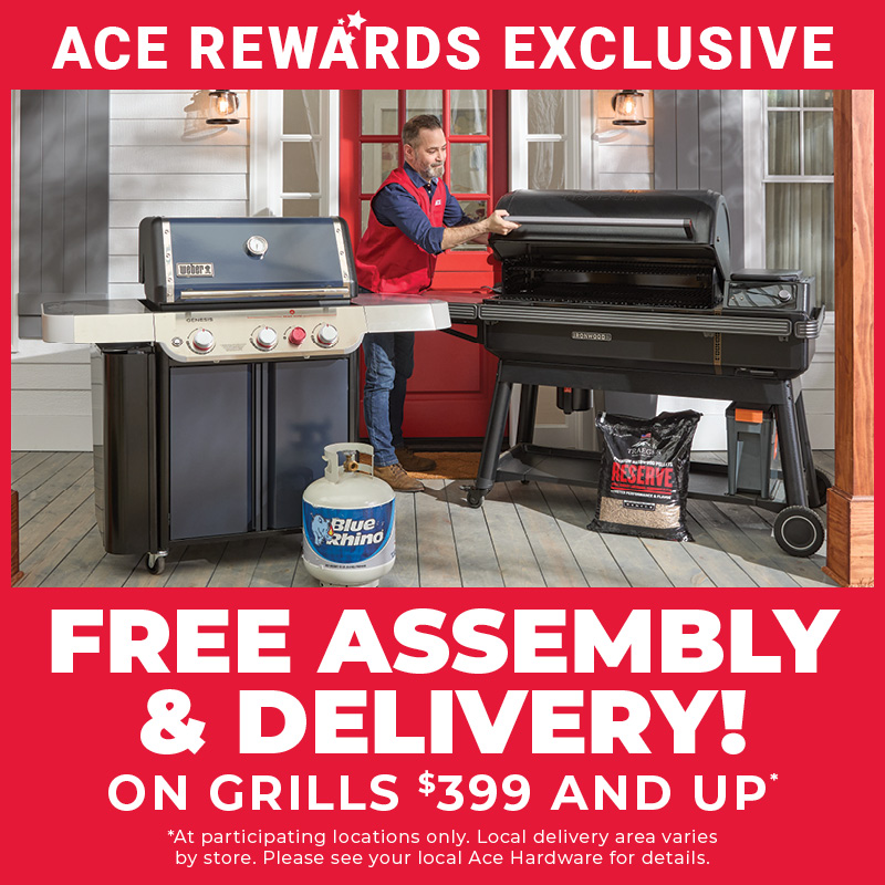 Free Assembly & Delivery on Grills $399 and Up