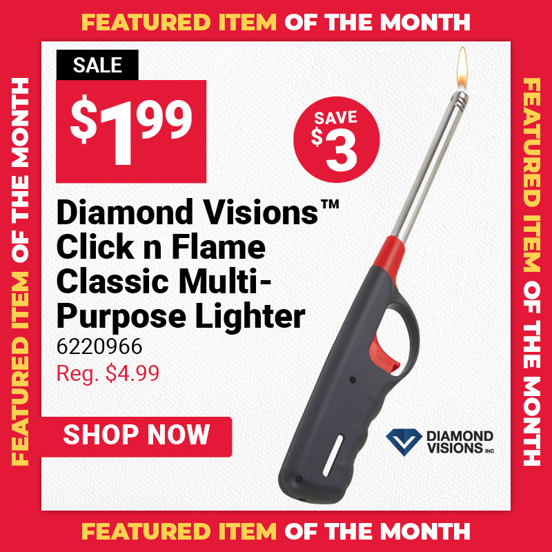 Duanibd Visons™ Click n Flame Classic Multi-Purpose Lighter