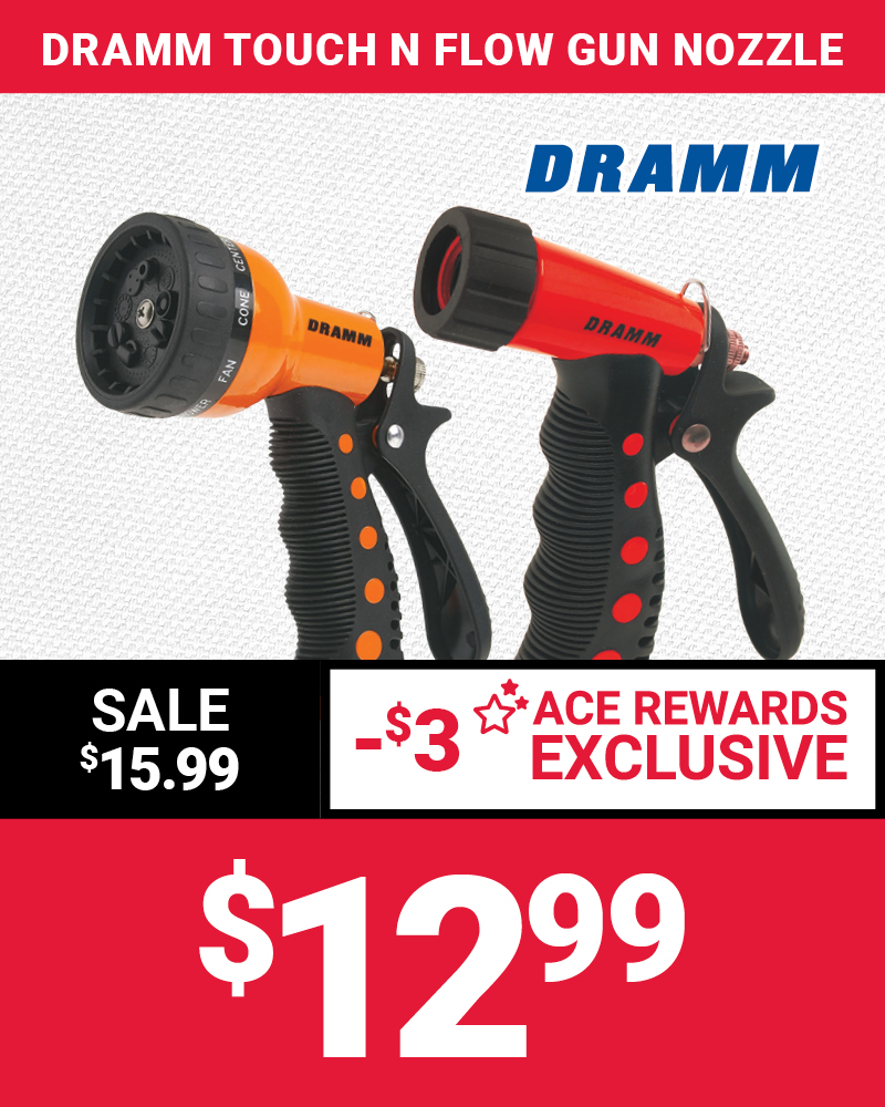 DRAMM Touch N Flow 9 Pattern Adjustable Metal Gun