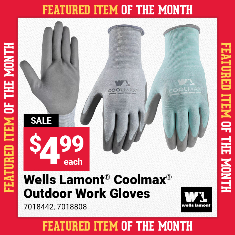Wells Lamont® Coolmax® Outdoor Work Gloves
