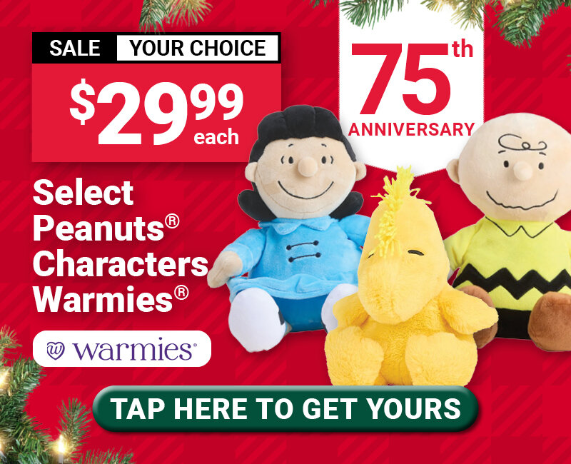 Select Peanuts® Characters Warmies®