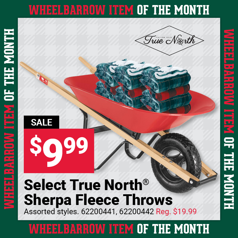 Select True North®Sherpa Fleece Throws