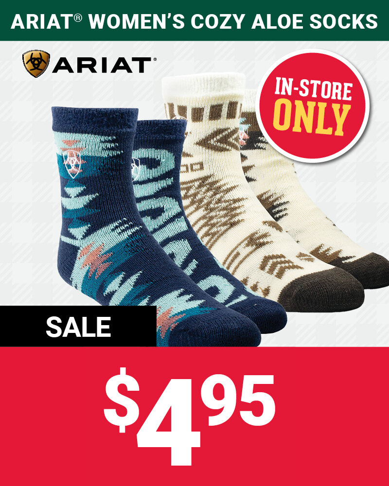 Ariat® Women's Cozy Aloe Socks