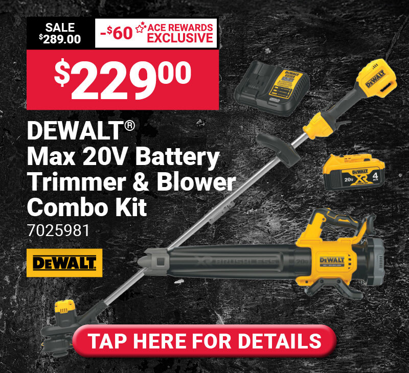 DEWALT® Max 20V Battery Trimmer & Blower Combo Kit