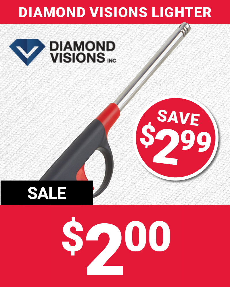 Diamond Visions Click n Flame Classic Multi-Purpose Lighter