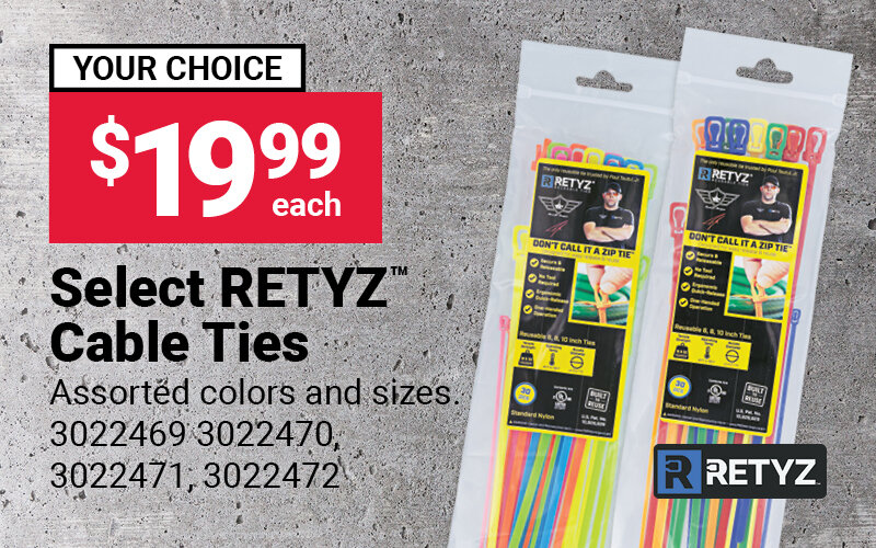 RETYZ™ Assorted Cable Tie