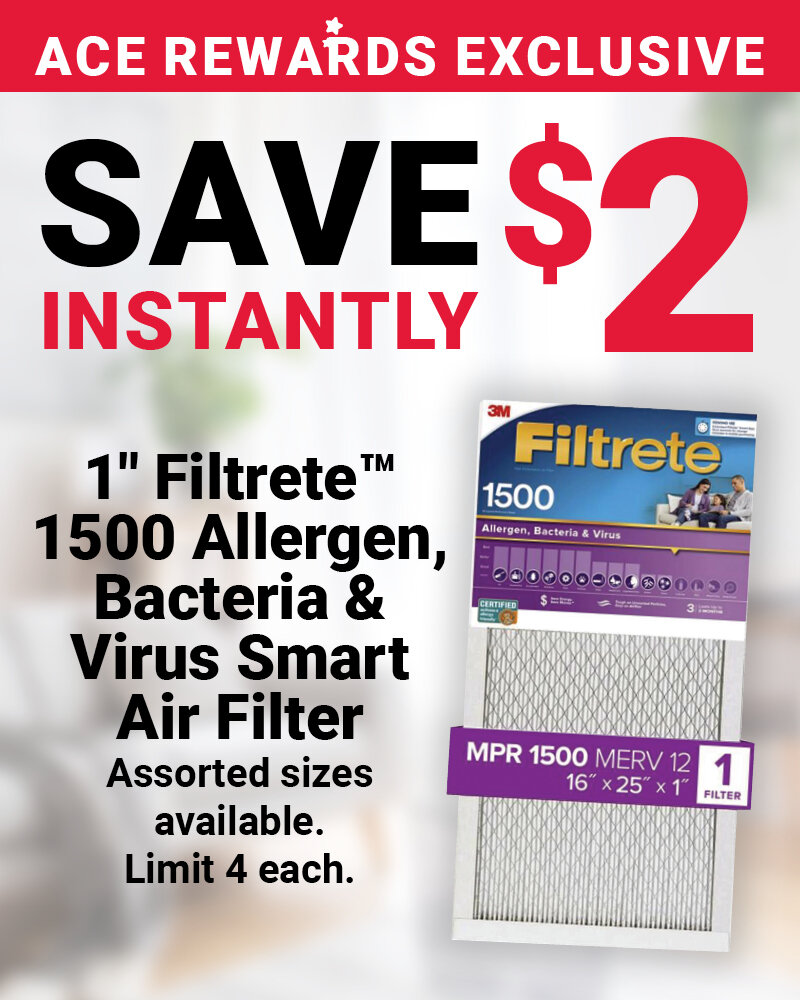 1" Filtrete™ 1500 Allergen, Bacteria & Virus Smart Air Filter