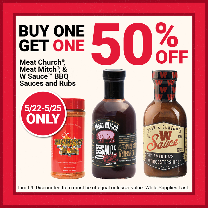 Buy One Get One Select Sauces & Rubs