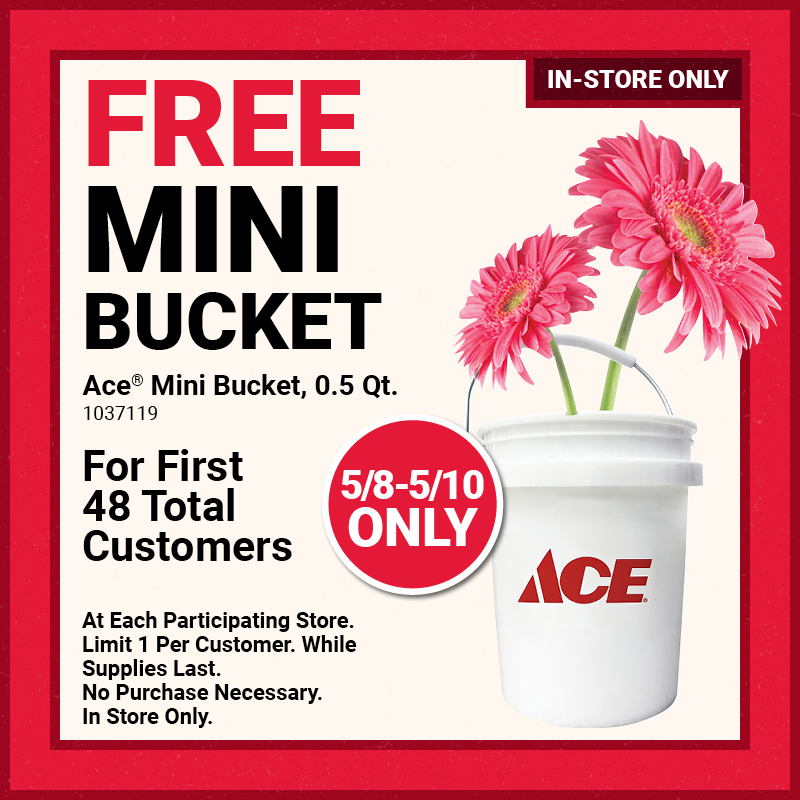 FREE Mini Ace® Mini Bucket, 0.5 Qt.