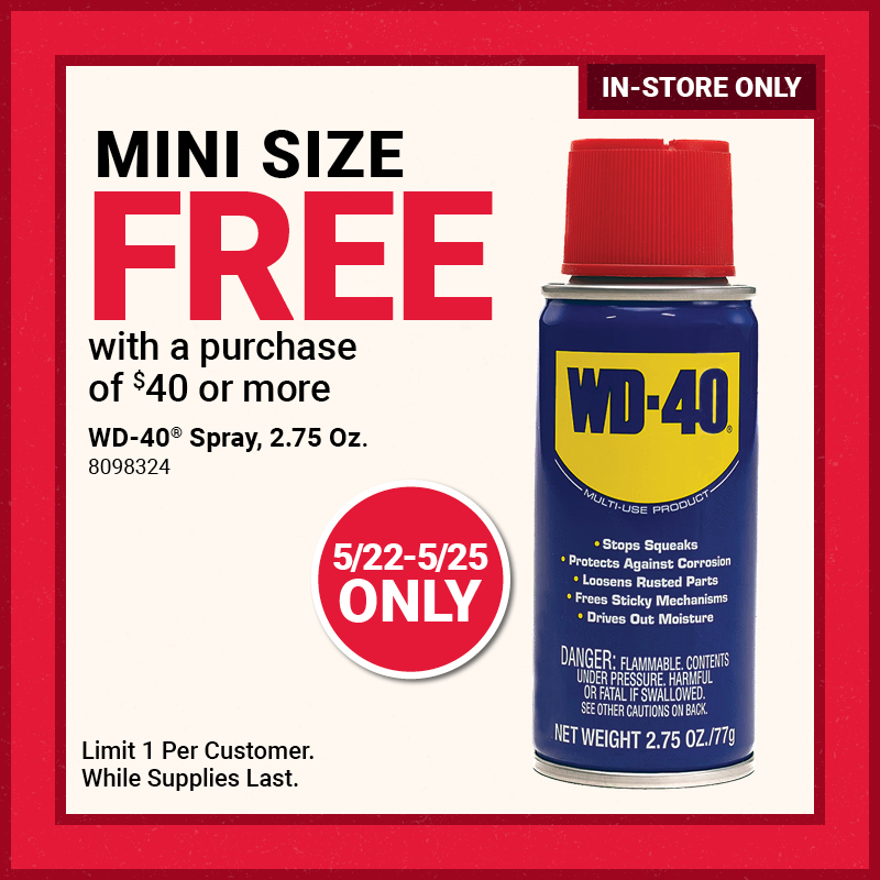 FREE Mini Size WD-40